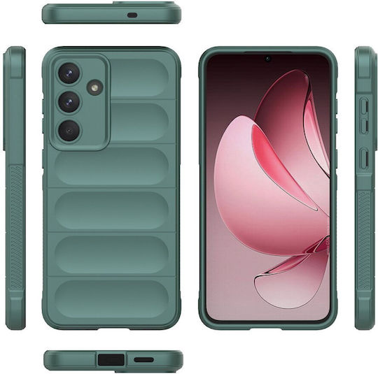 Techsuit Umschlag Rückseite Silikon Grün (Galaxy S25 FE)