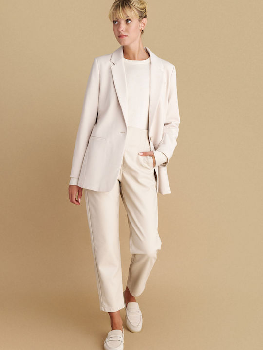 attrattivo Blazer pentru femei Sacou Beige attrattivo Blazer pentru femei Sacou Beige