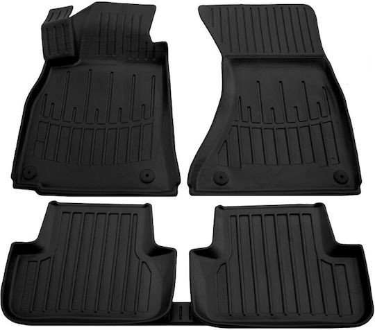 Umbrella Set Covorașe Față și Spate 2buc din Furtun pentru Audi A4 2007-2015 Negre