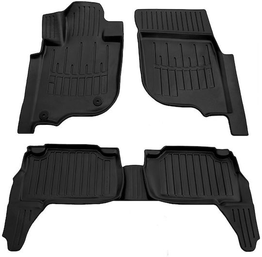 Umbrella Set Covorașe Față și Spate 2buc din Furtun pentru Mitsubishi L200 2015+ Negre