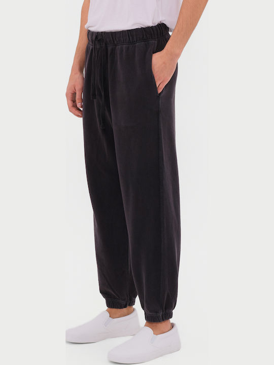 Sweatpants with Elastic Black