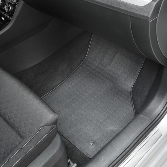 Umbrella Set Covorașe Față și Spate 4buc din Furtun pentru Volkswagen Caddy 2003-2019 Negre
