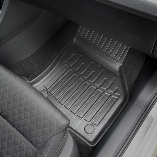 Umbrella Set Covorașe Față și Spate 2buc din Furtun pentru Audi A4 2000-2004 Negre