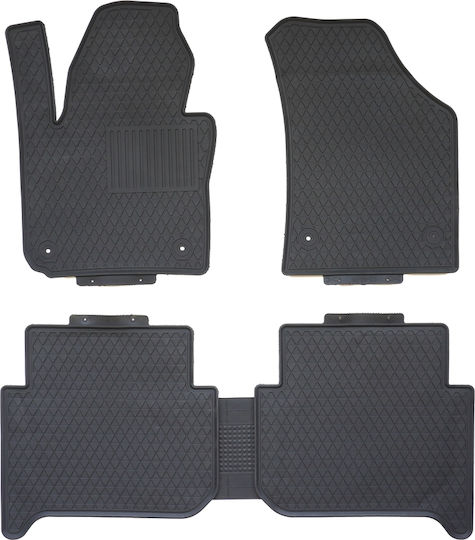 Umbrella Set Covorașe Față și Spate 4buc din Furtun pentru Volkswagen Turul 2011+ Negre
