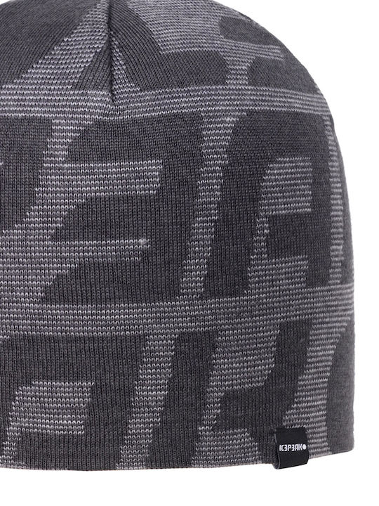 Beanie Unisex Beanie Gestrickt in Gray Farbe