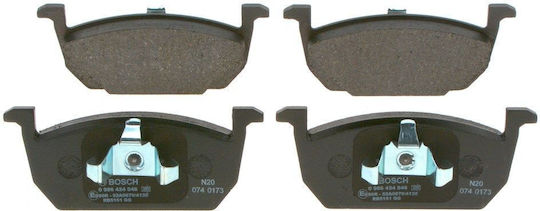Bosch Σετ Τακάκια Εμπρός για Audi A1 Honda City Seat Arona / Ibiza / Leon Skoda Fabia / Kamiq Volkswagen Polo