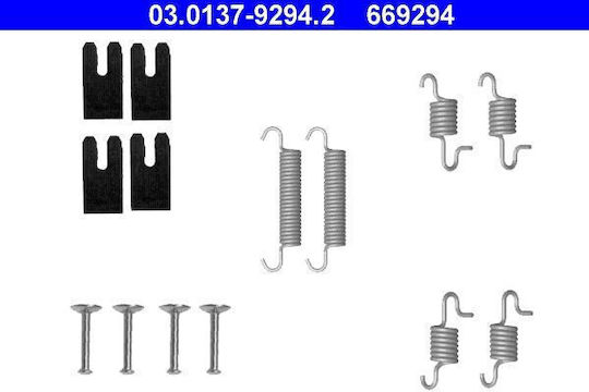 Set Brake Shoe Accessories Toyota Corolla Cde12 Zze12 Nde12 Zde12 Ate 03013792942