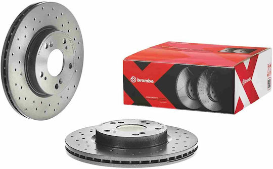 Honda Civic Viii Hatchback Fn Fk Brembo Brake Disc 09.a455.1x