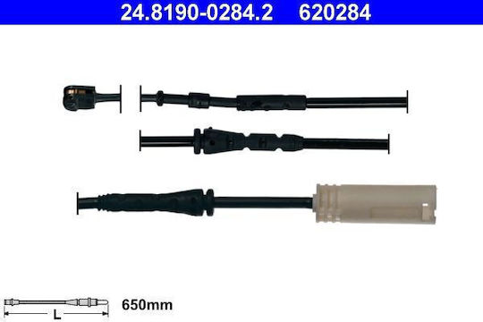 Plăcuțe frână senzor BMW 1 E81 Ate 24819002842