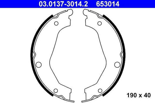 Set Brake Shoes Hyundai Terracan Hp Ate 03013730142