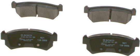Bosch Plăcuță de frână pentru Chevrolet Lacetti / Nubira / Tacuma / Rezzo Daewoo Nubira / Rezzo / Lacetti / Tacuma
