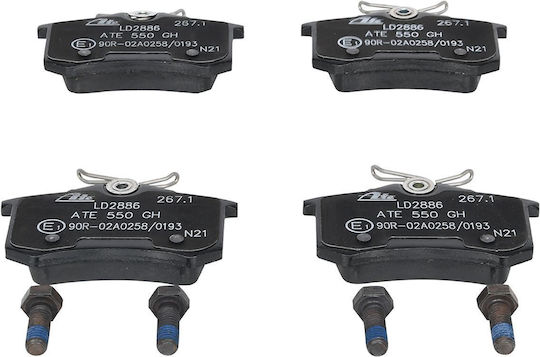 Placute de frână Audi A4 8e2 B6 Ate 13047028862