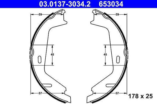 Set Brake Pads Volvo Xc90 I Ate 03013730342