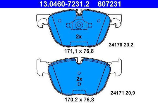 Bmw X5 E70 Ate 13046072312 Brake Pads