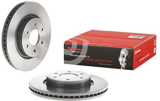 Front Brake Disc Right Left Brembo Nissan NP300 Navara Renault Alaskan 2.3d/2.5d Diameter 296mm 6 Holes Ventilated Internal