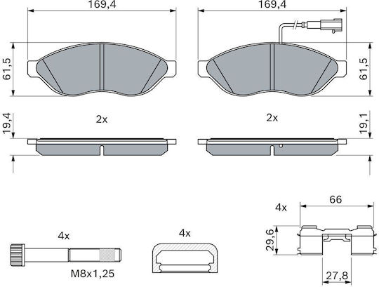 Bosch Disc Brake Pad Set