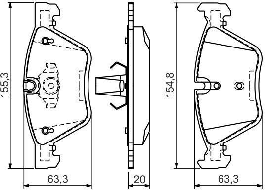 Bosch Disc Brake Pad Set