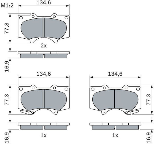 Bosch Disc Brake Pad Set
