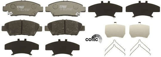 Set Plăcuțe de Frână Față Trw Auto Honda City Jazz Iii 1.2-1.4alk 07.08 Înălțime 56.4mm Lățime 136.5mm Grosime 16.0mm