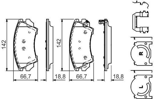 Bosch Disc Brake Pad Set