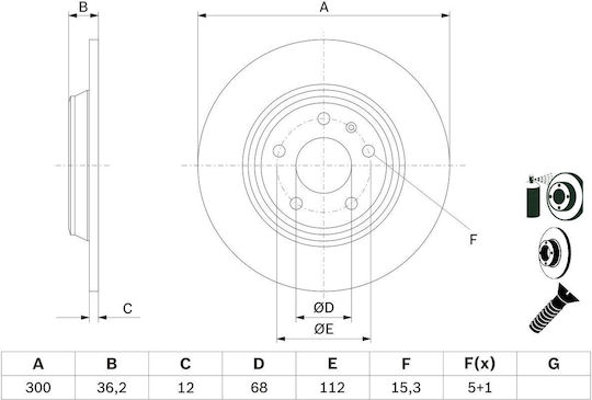 Bosch Brake Disc