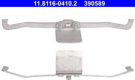 Ate Brake Caliper Bracket Mounting Front Pads for Audi A3 A4 B6 B7 A6 Allroad C6 A8 D3 TT Opel Vectra C Saab 9-3 Seat Exeo Leon