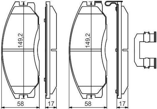 Bosch Disc Brake Pad Set