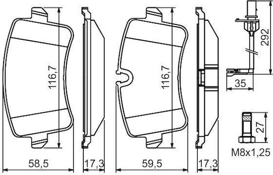 Bosch Disc Brake Pad Set