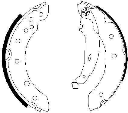 Bosch Brake Shoe Set
