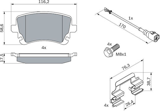 Bosch Disc Brake Pad Set