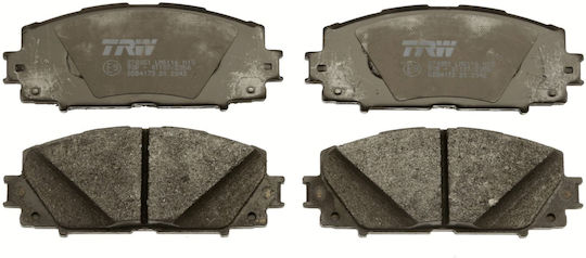 Trw Front Brake Disc Pads Set Toyota Yaris 1.3 1.5 1.5h 08.05 Height 49.6mm Width 122.7mm Thickness 15.5mm