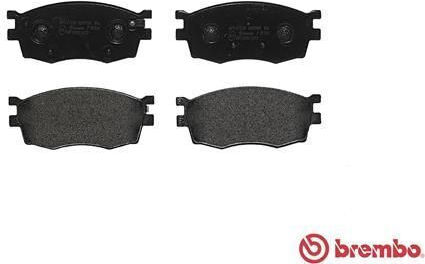 Brembo Σετ Τακάκια Εμπρός για Hyundai Accent Kia Rio