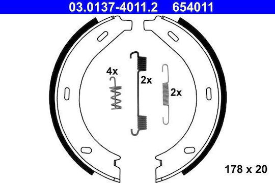 Set Brake Shoes Mercedes-benz V-class 638 2 Ate 03013740112