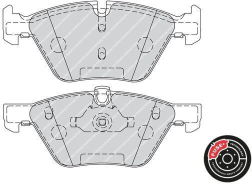 Ferodo Σετ Τακάκια Εμπρός για BMW E87 / E90 / E91 / E92 / E60 / X1