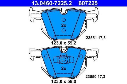 Bmw 3 E90 Ate 13046072252 Brake Pads