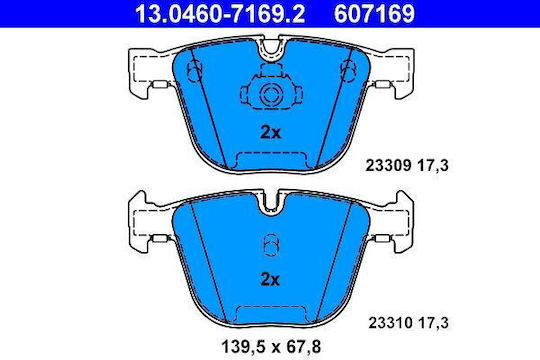 Placute de frana Bmw Seria 1 E82 Ate 13046071692