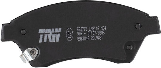 TRW Σετ Τακάκια Εμπρός για Chevrolet Aveo / Cruze Opel Astra