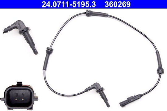Senzor de roată ABS Renault Laguna III BT0 1 ATE 24071151953