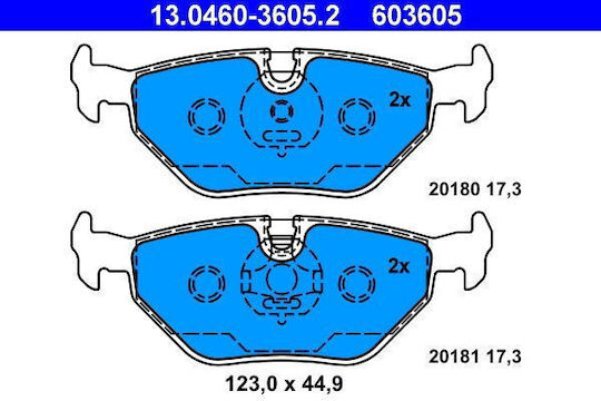 Bmw 3 E36 Ate 13046036052 Brake Pads