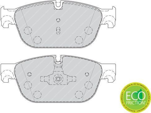 Ferodo Σετ Τακάκια Εμπρός για Citroen DS / C6 / DS4 / DS5 Peugeot 308 / RCZ