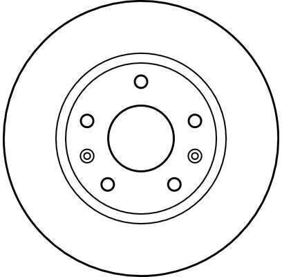 Ventilated Brake Disc Front Right Left Trw Land Rover Freelander 277mm 5 Holes 20.9mm Thickness 02.98-10.06