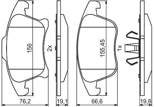 Bosch Disc Brake Pad Set