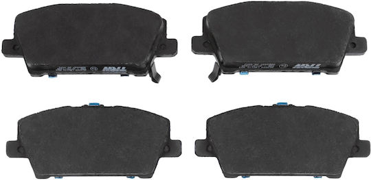 Front Brake Pad Set with Caliper Screw Accessories for Honda Civic Viii 1.4 1.8 2.2d 09.05 56x131.7x17.8 Mm