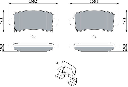 Bosch Disc Brake Pad Set