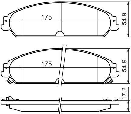 Bosch Disc Brake Pad Set