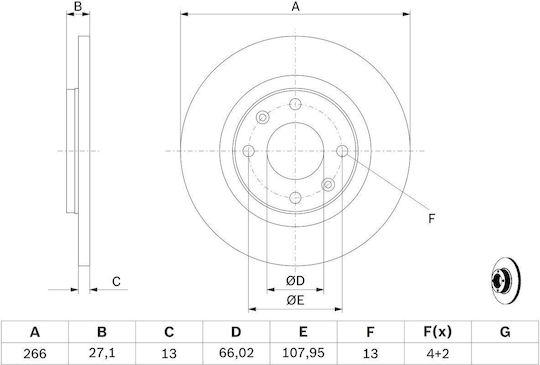 Bosch Brake Disc