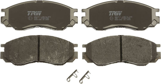 Set Plăcuțe de Frână Auto Trw Mitsubishi Delica Echipament Spațial L300 L200 L400 2.0 2.4 2.5d 07.94-12.07 55mm 137.8mm 15.7mm