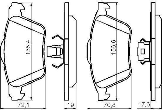 Bosch Disc Brake Pad Set