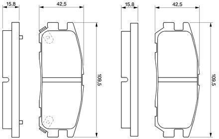 Bosch Disc Brake Pad Set