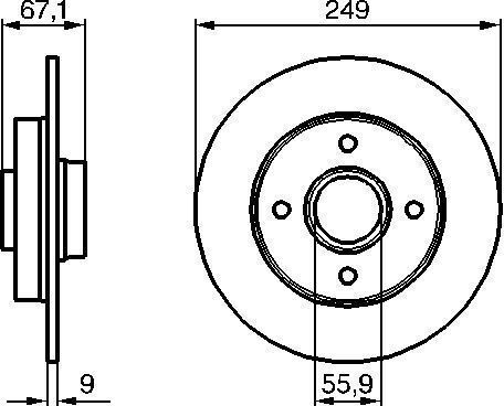 Bosch Brake Disc